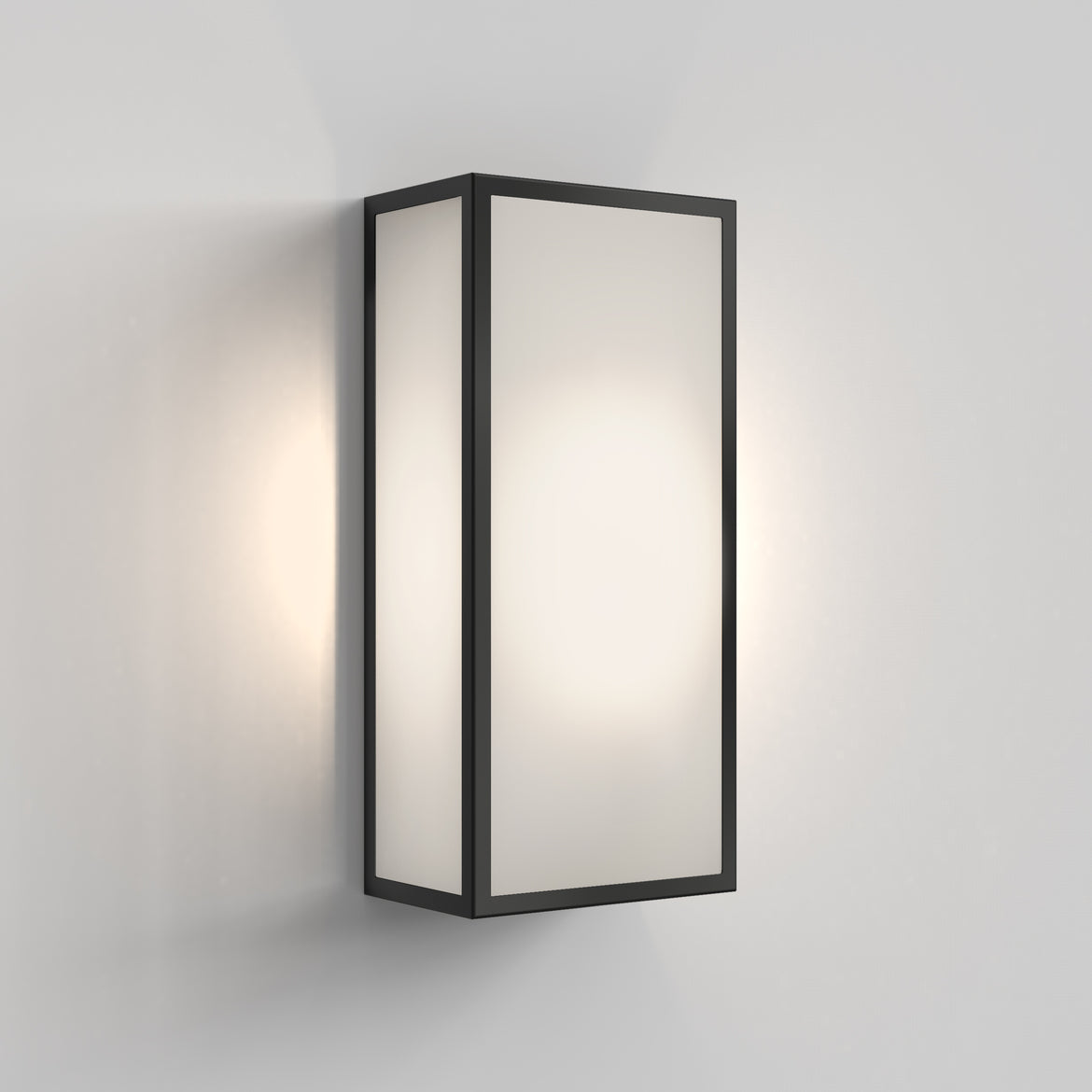 Messina 160 Wall Light, Frosted Glass, E27, IP44