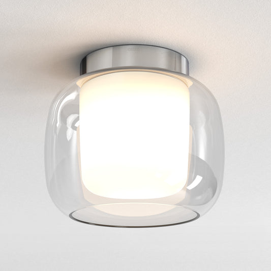 Aquina 240 Small Ceiling, Chrome, E27, IP44