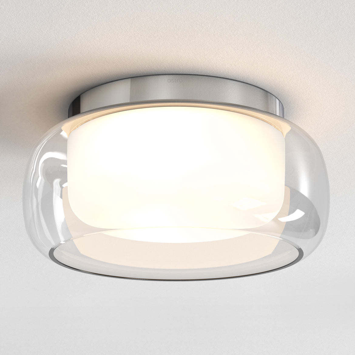 Aquina 360 Wide Ceiling, Chrome, E27, IP44