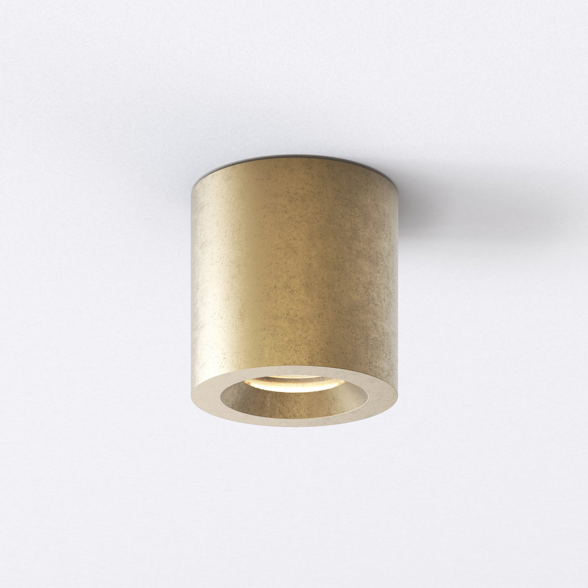 Kos Ceiling, Round, Brass, GU10, IP65