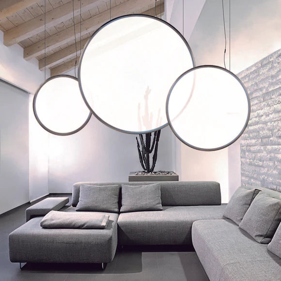 Discovery Pendant, Round Vertical, LED 3000K, Push and App Dim, IP20