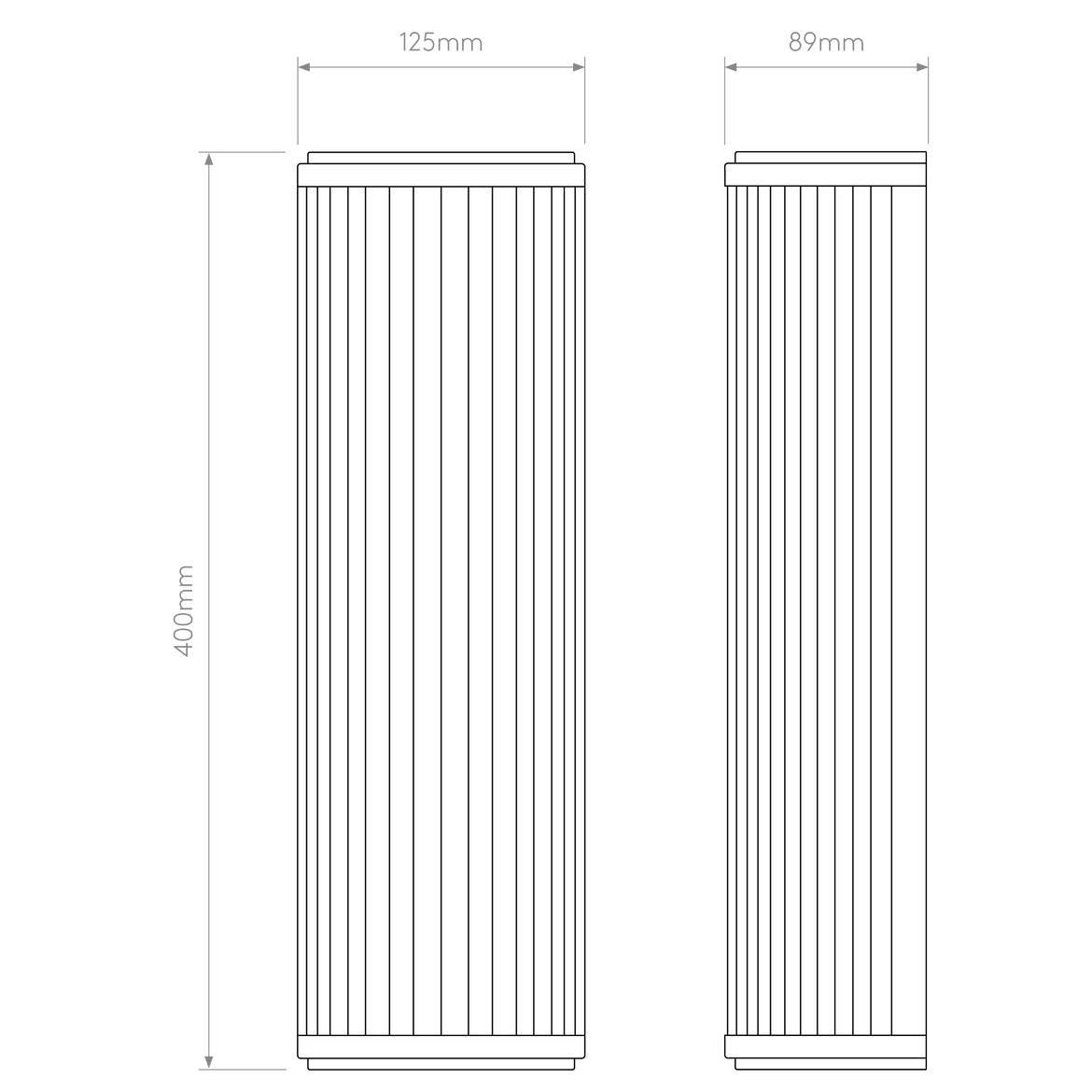 Versailles Wall Light, LED, Phase Dim, IP44