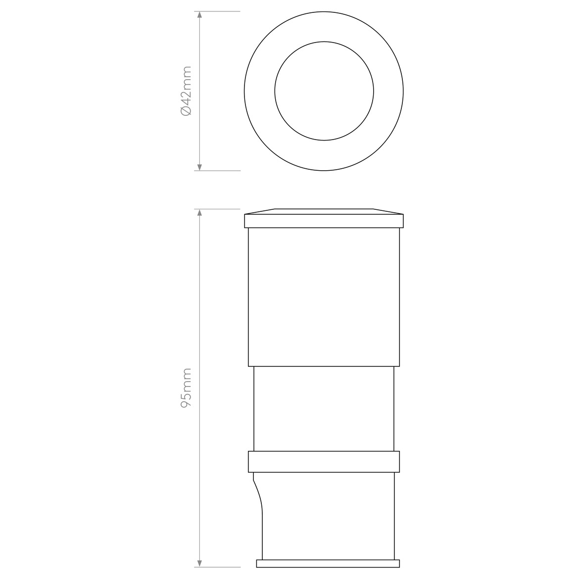 Terra 42, Niche or Uplight, Aluminium, LED, IP67