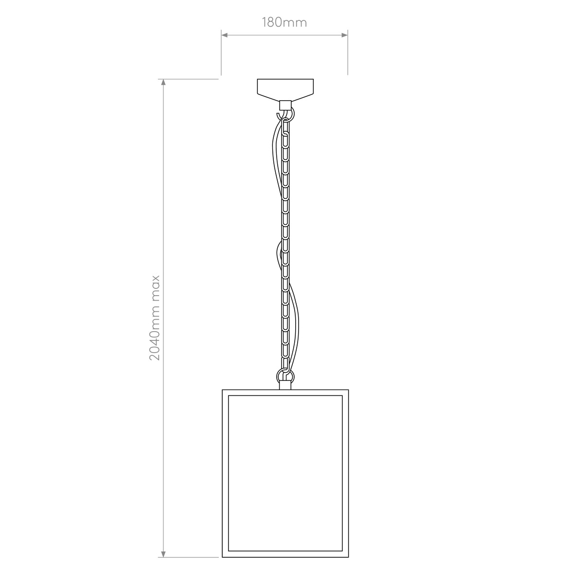 Homefield Pendant, Black, E27, IP23