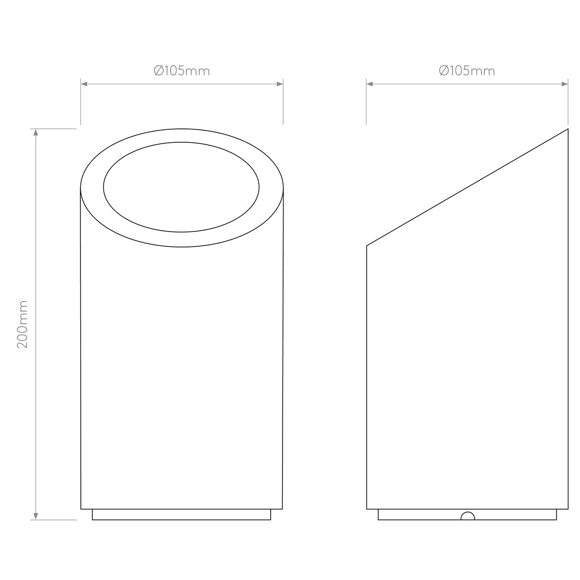 Marasino Floor Uplight, GU10, IP20