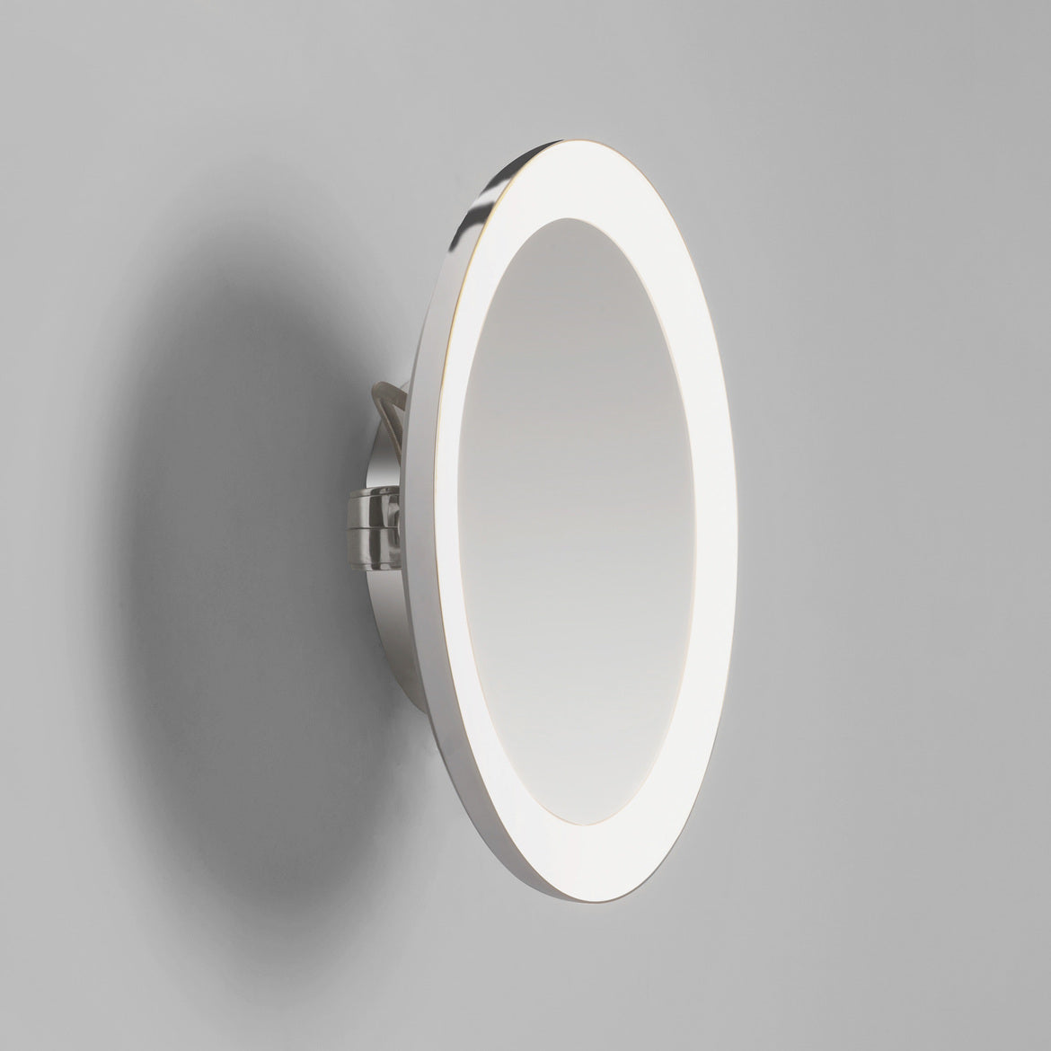 Mascali Wall Light with Mirror, Chrome, LED, On/Off Thumbswitch, IP44