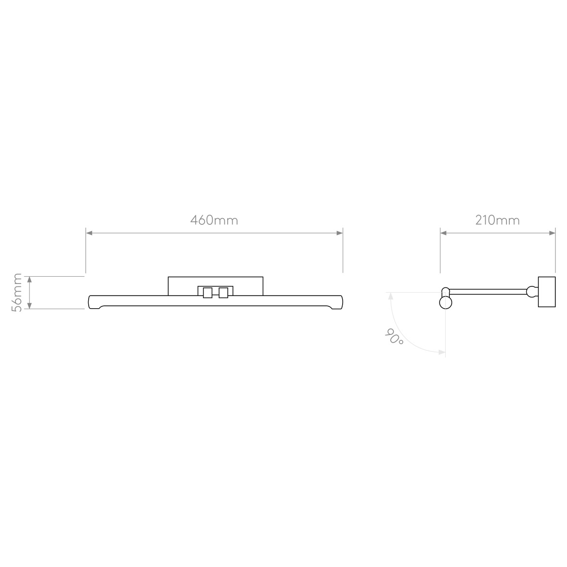 Goya Picture Light, LED, On/Off, IP20