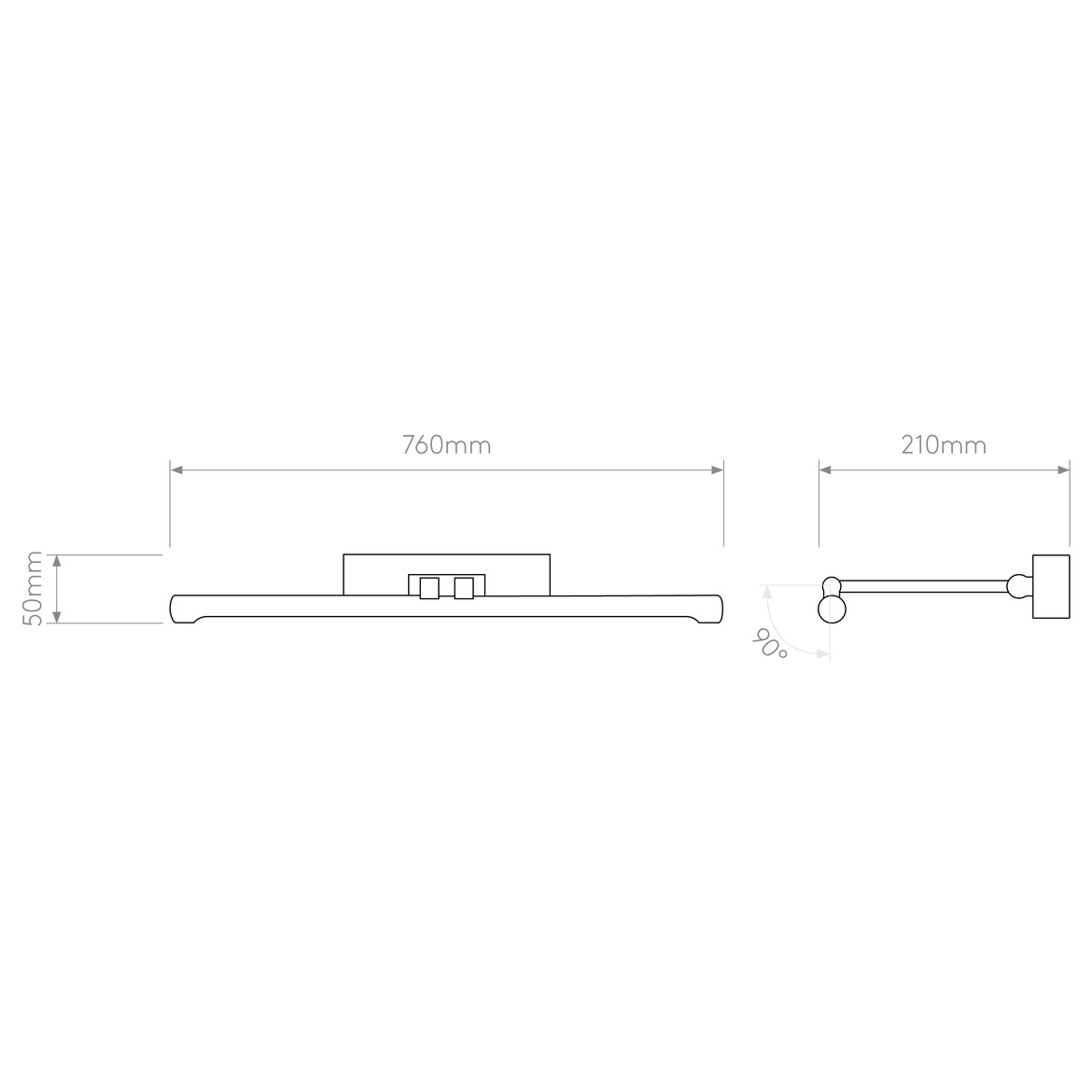 Goya Picture Light, LED, On/Off, IP20