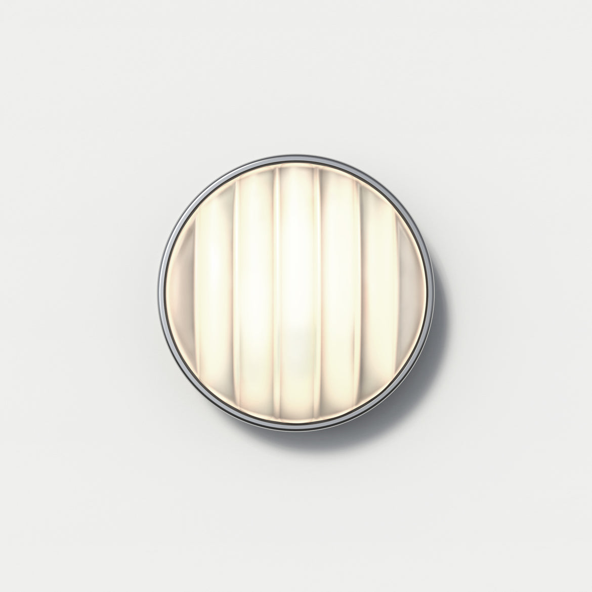 Montreal Round Wall Light, Steel, IP44