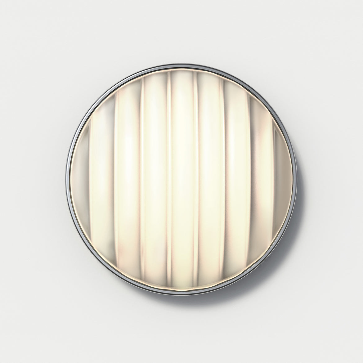 Montreal Round Wall Light, Steel, IP44