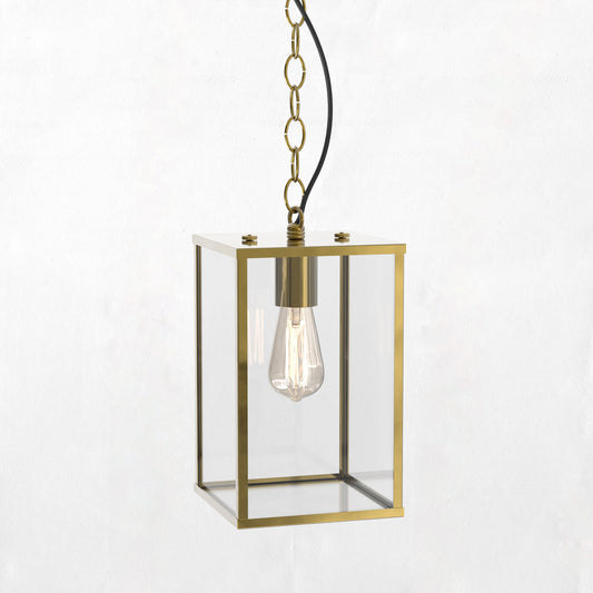 Homefield Pendant, Brass, E27, IP44