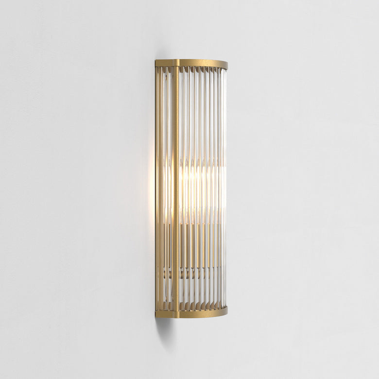 Avignon Wall Light, Round, Antique Brass, E27, IP20