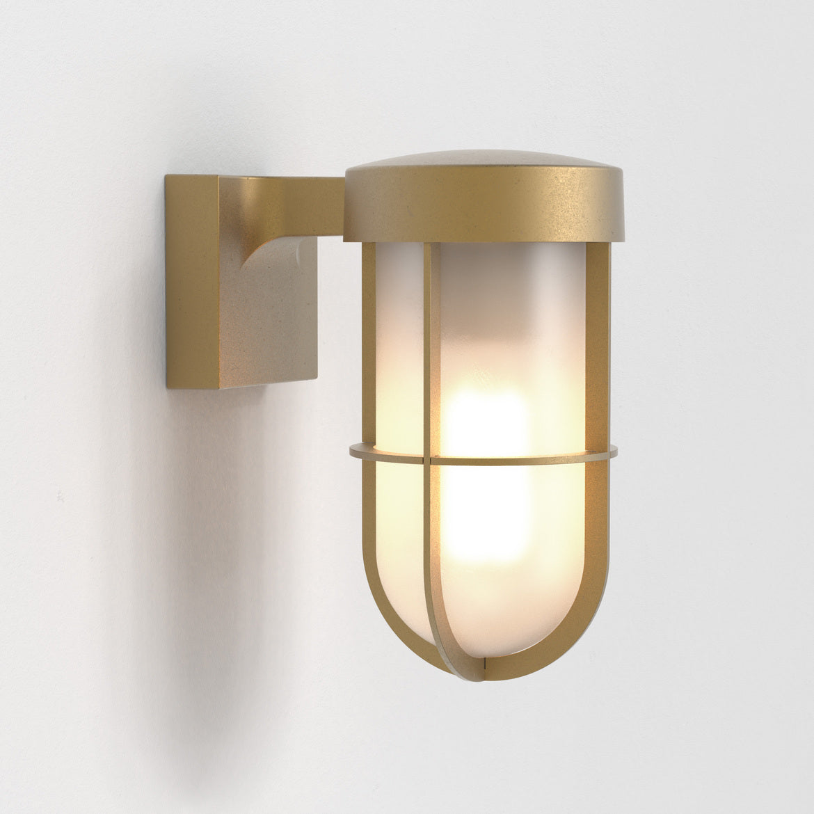 Cabin Wall Light, Frosted Glass, E27, IP44