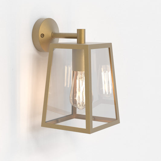 Calvi Wall Light, Antique Brass, E27, IP44