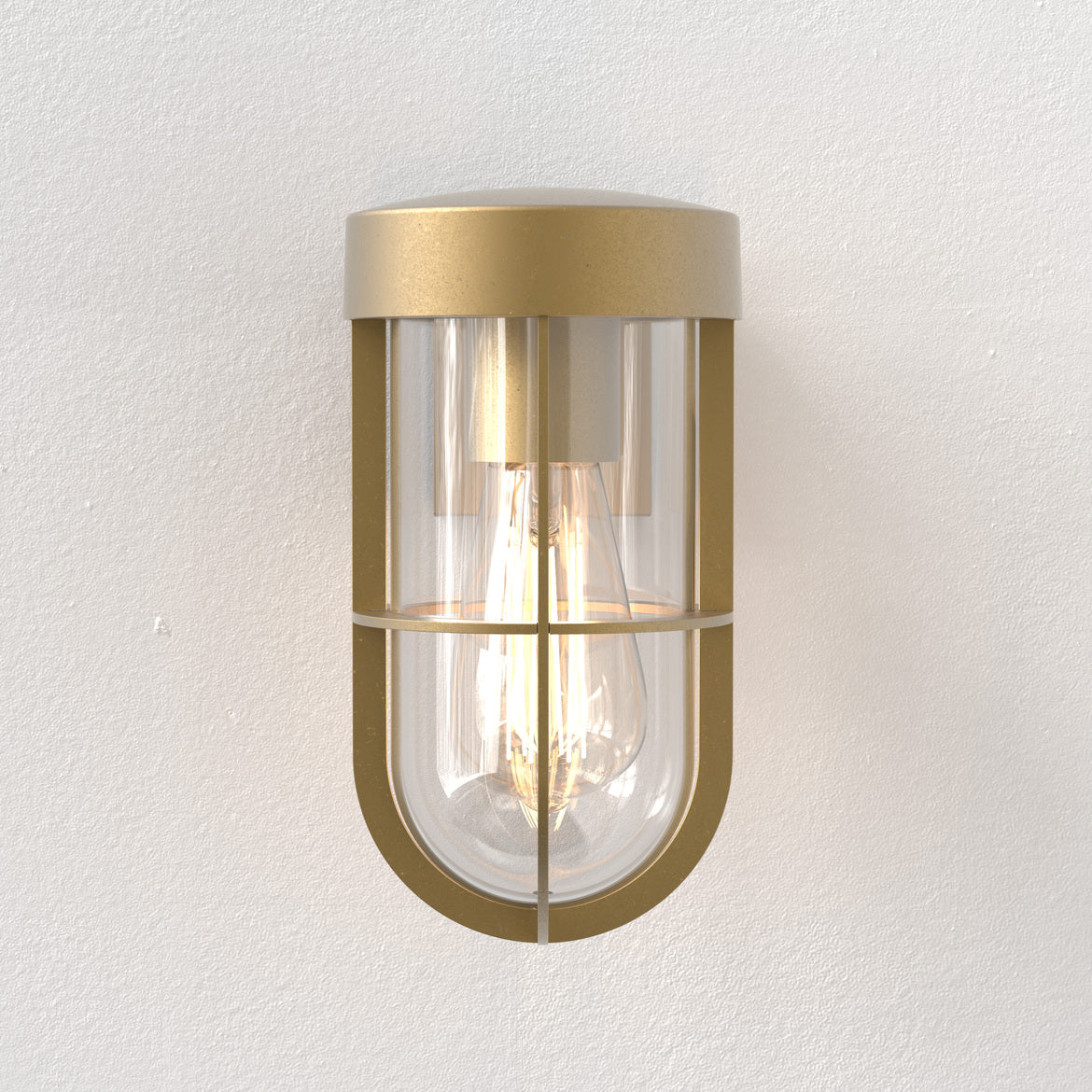 Cabin Wall Light, Clear Glass, E27, IP44