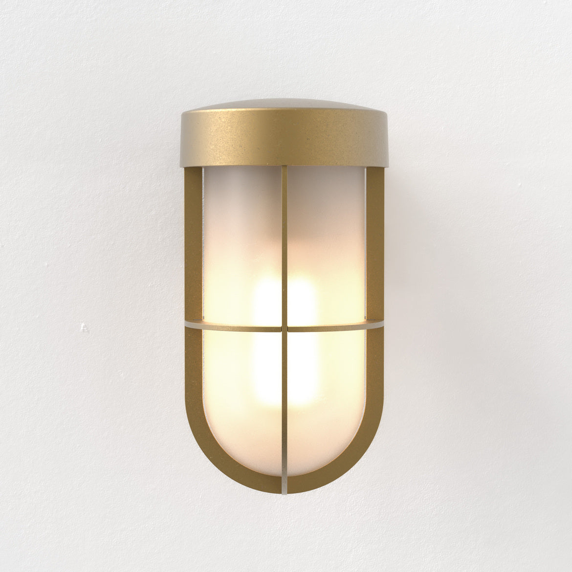 Cabin Wall Light, Frosted Glass, E27, IP44