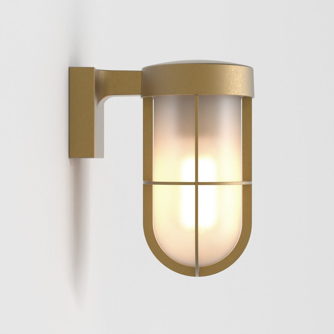 Cabin Wall Light, Frosted Glass, E27, IP44