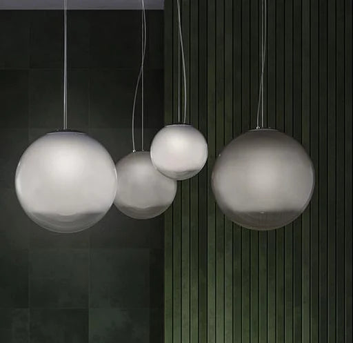 Smoke Pendant, Grey Ombre Glass, E27, IP20