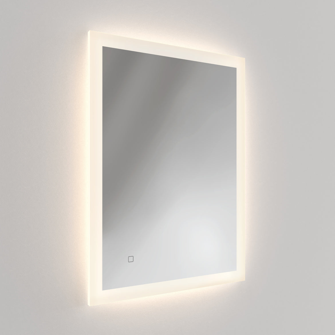 Ascot Illuminated Mirror, Rectangle 80, LED, Variable Kelvins, NO DIM, IP44