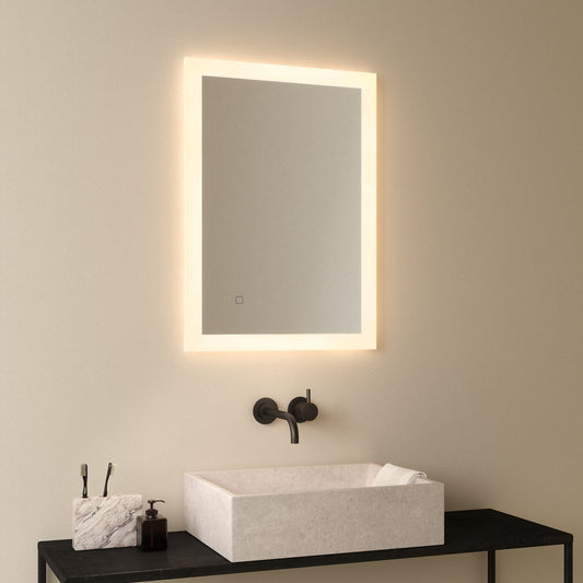 Ascot Illuminated Mirror, Rectangle 70, LED, Variable Kelvins, NO DIM, IP44