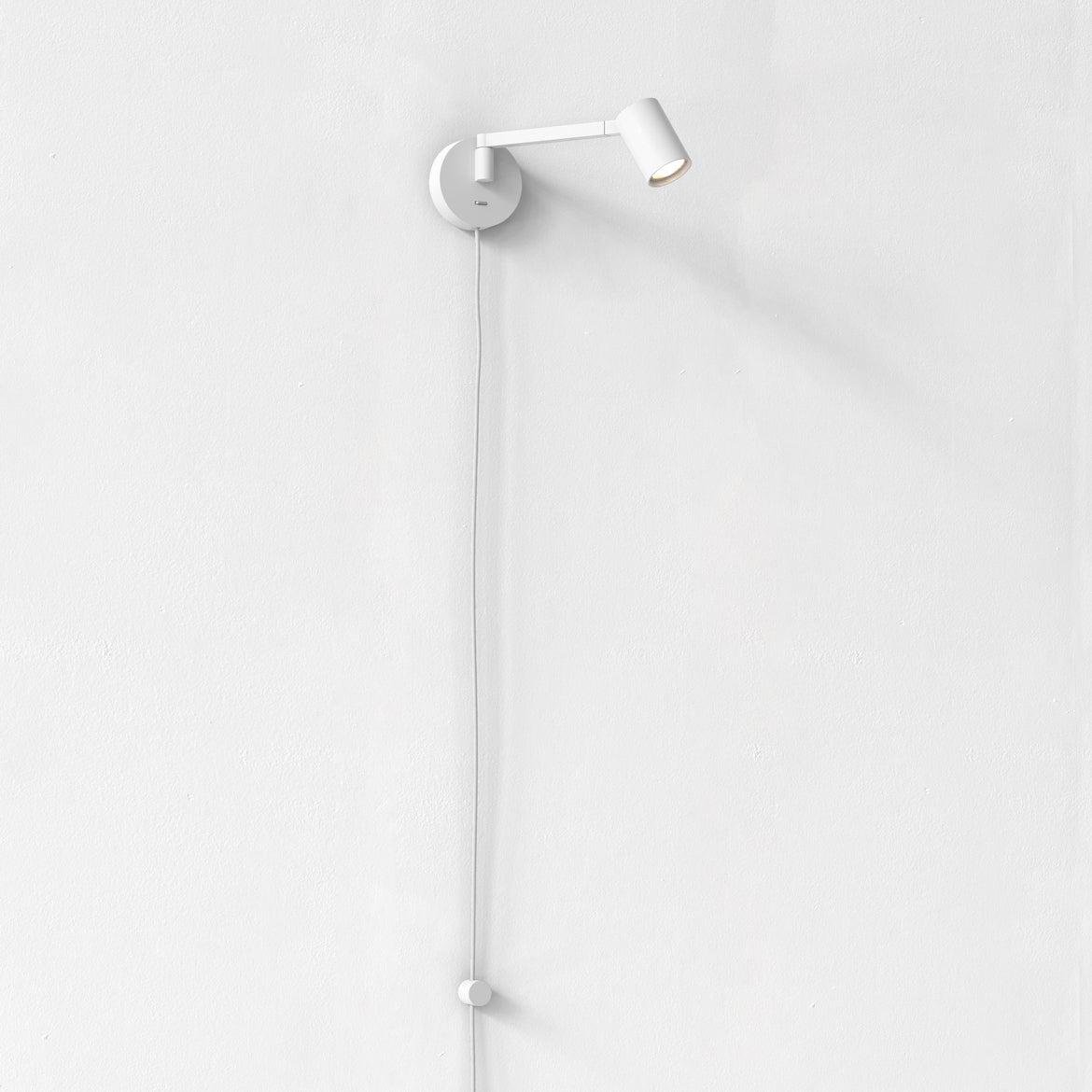 Ascoli Reading Wall Light, Plug In Swing Arm, GU10, IP20