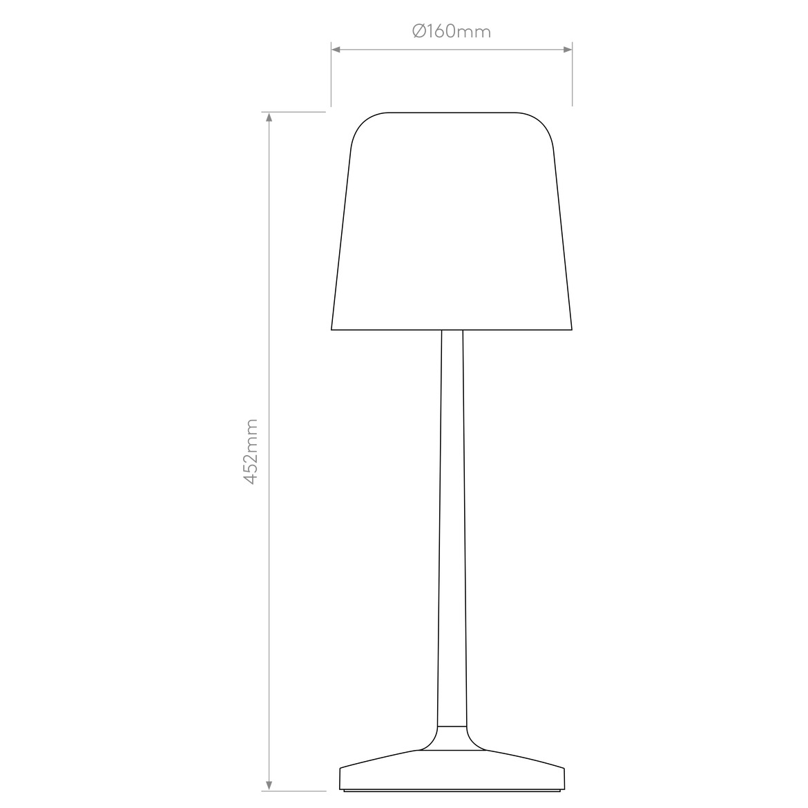 Ella Table Lamp, G9, Touch Sensor, IP20