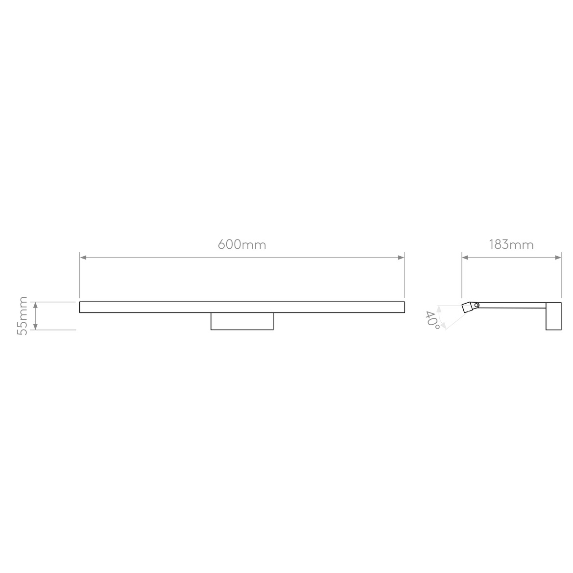 Mondrian Picture Light, LED, On/Off, IP20