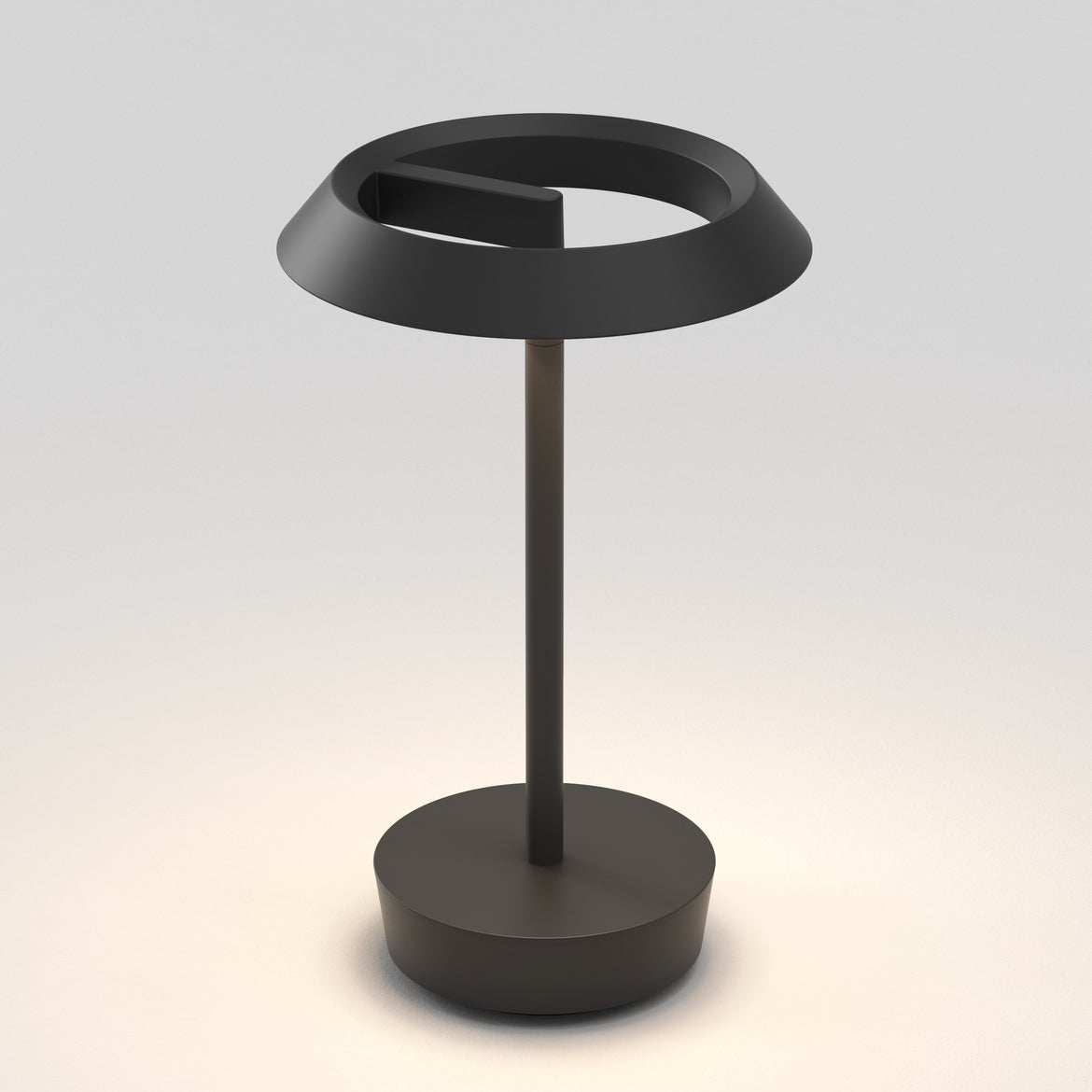 Halo Table Lamp, Black, LED, Wireless, Touch Step Dim, IP20