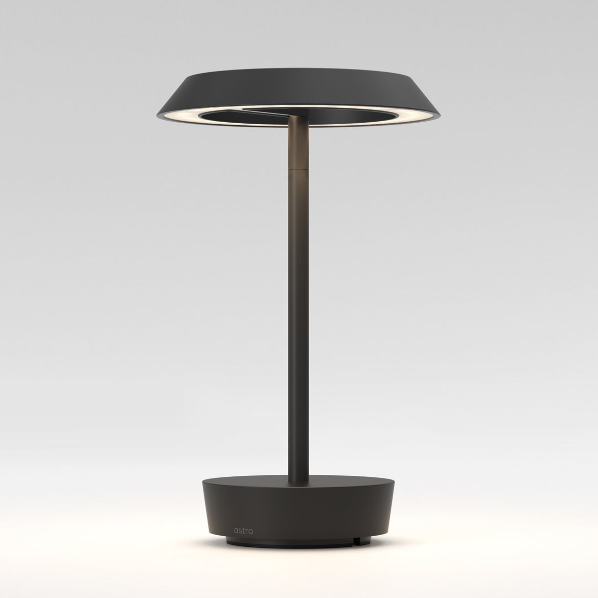 Halo Table Lamp, Black, LED, Wireless, Touch Step Dim, IP20