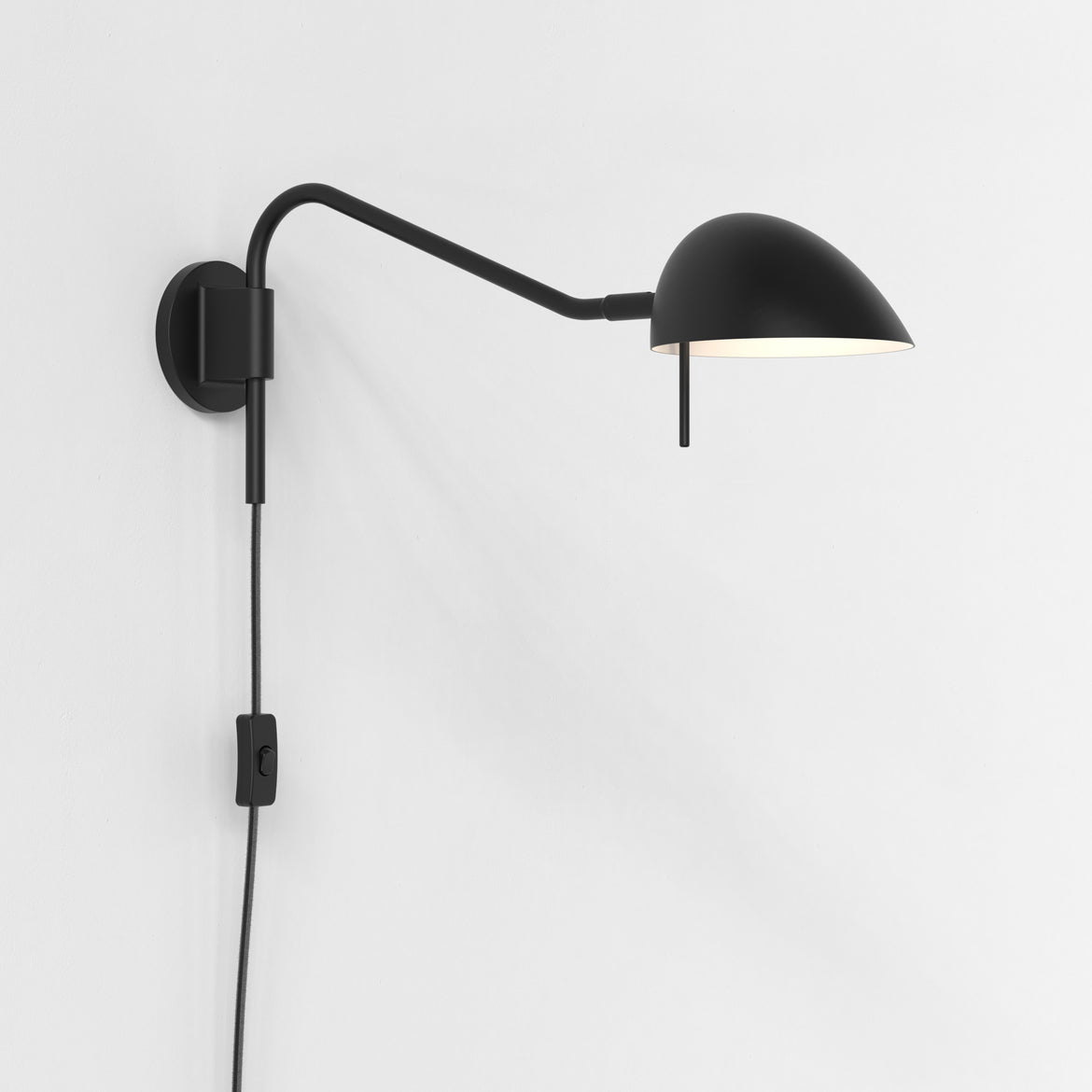 Serge Reading Wall Light, Plug In Swing Arm, G9, IP20