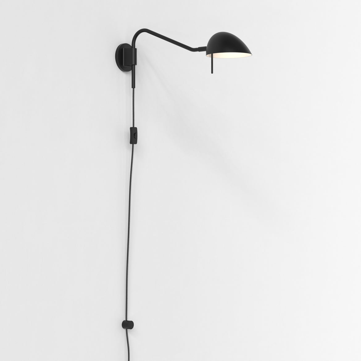 Serge Reading Wall Light, Plug In Swing Arm, G9, IP20