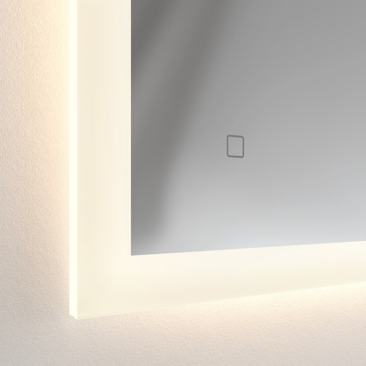 Ascot Illuminated Mirror, Rectangle 80, LED, Variable Kelvins, NO DIM, IP44