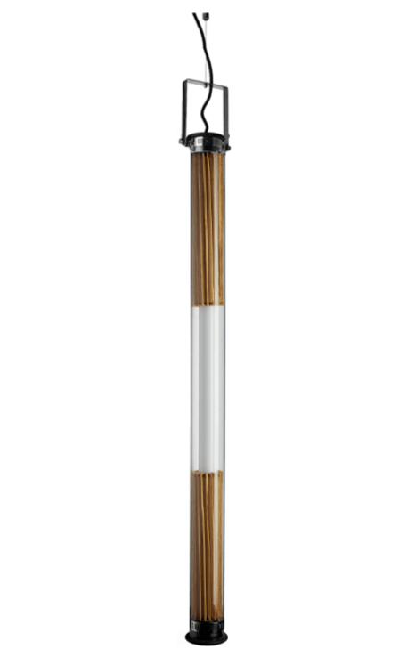 Tube 360 Pendant, Vertical, 102 cm, White with Gold, LED, Triac Dim, IP65