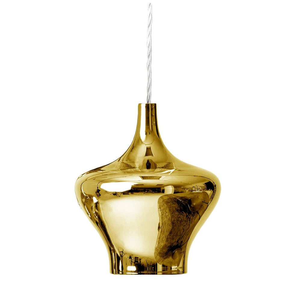 Nostalgia Pendant, Gold Glass, LED, Triac Dim, IP20