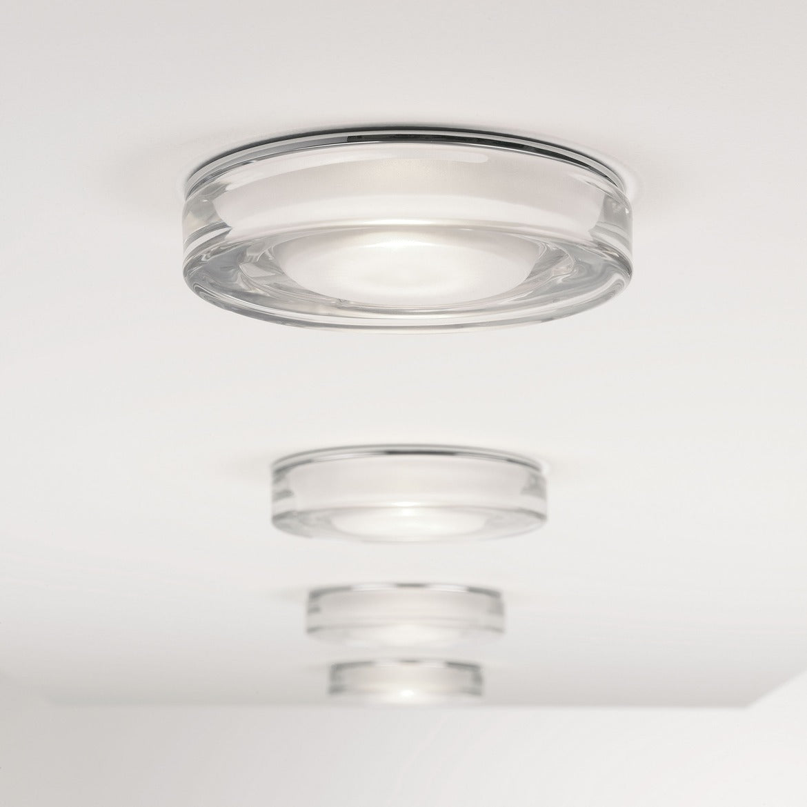 Vancouver Semi-Flush Downlight, Glass, GU10, IP65