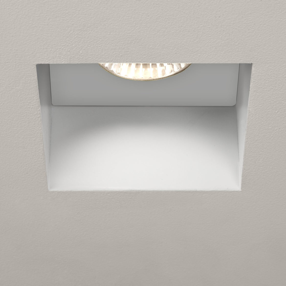 Terry Trimless Square Downlight, Fixed, GU10, IP65, Fire Rated