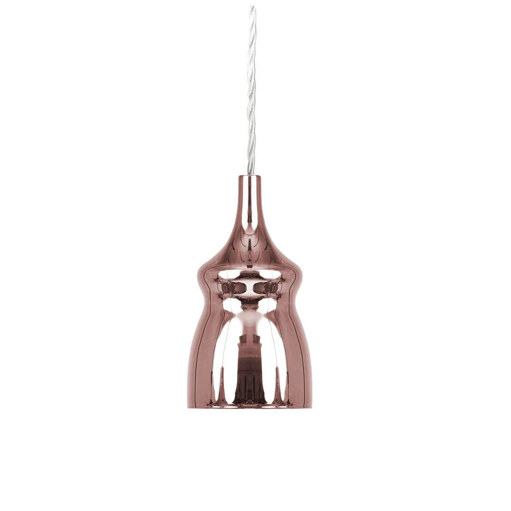 Nostalgia Pendant, Rose Gold Glass, LED, Triac Dim, IP20