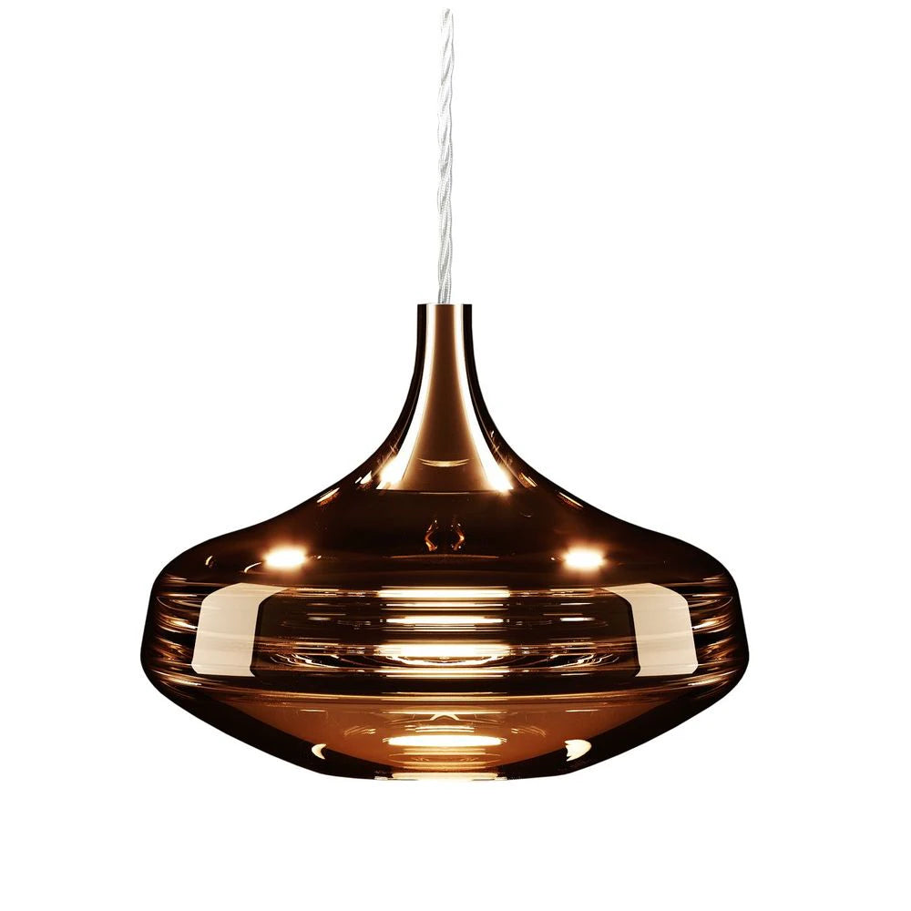 Nostalgia Pendant, Bronze Glass, LED, Triac Dim, IP20