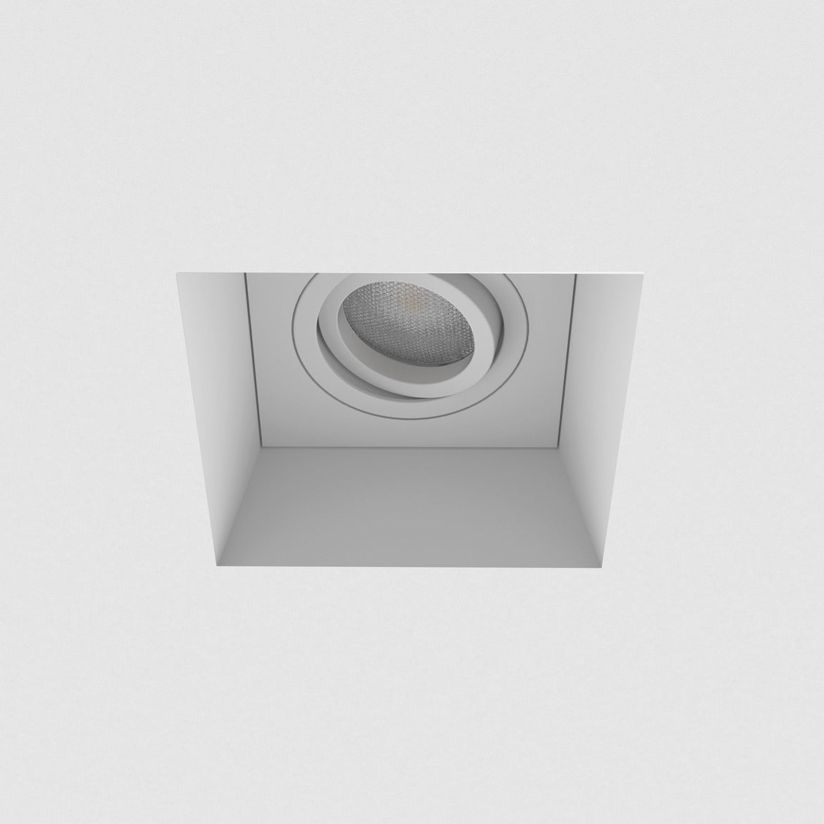 Blanco Square Downlight, Plastered In, GU10, IP20