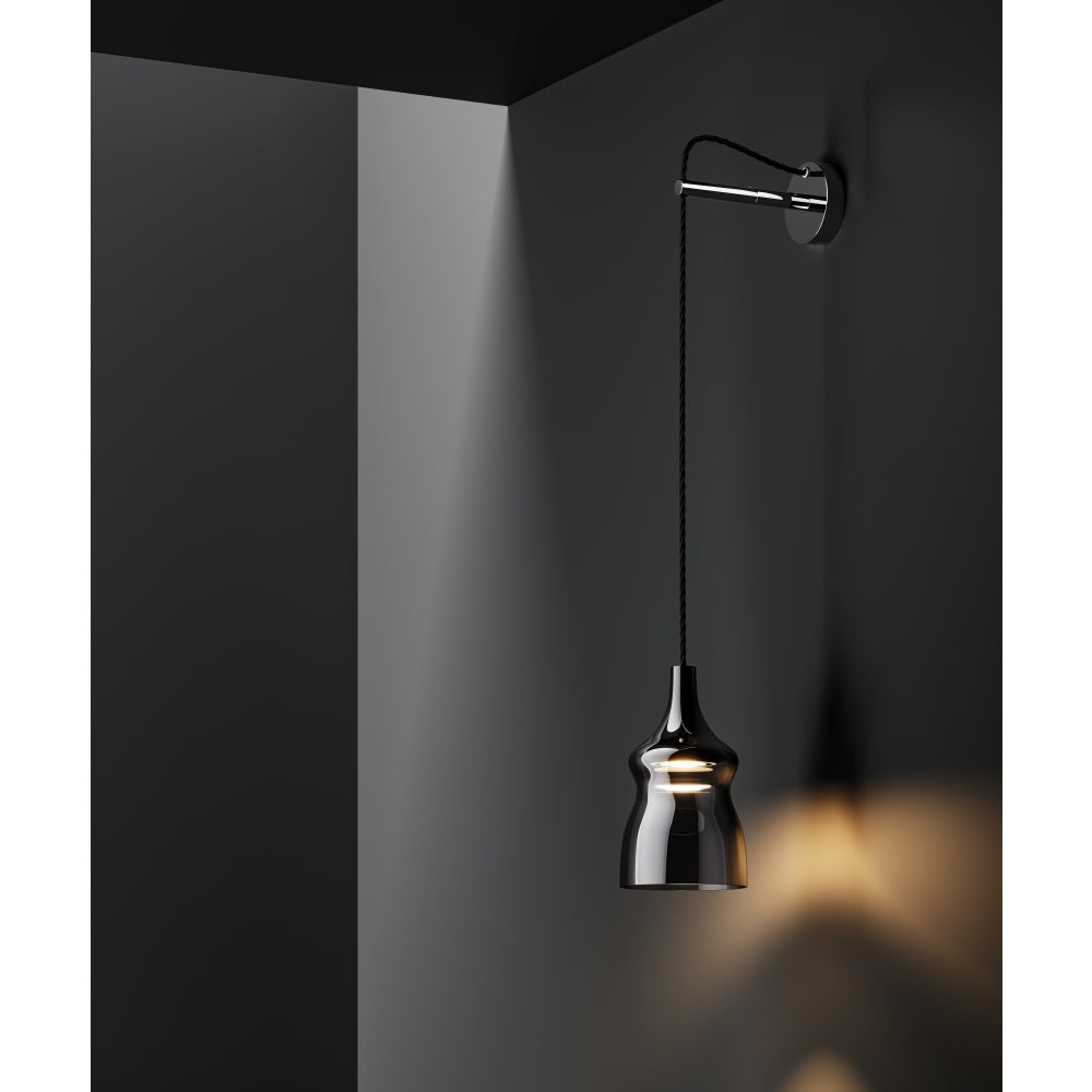 Nostalgia Pendant, Gold Glass, LED, Triac Dim, IP20