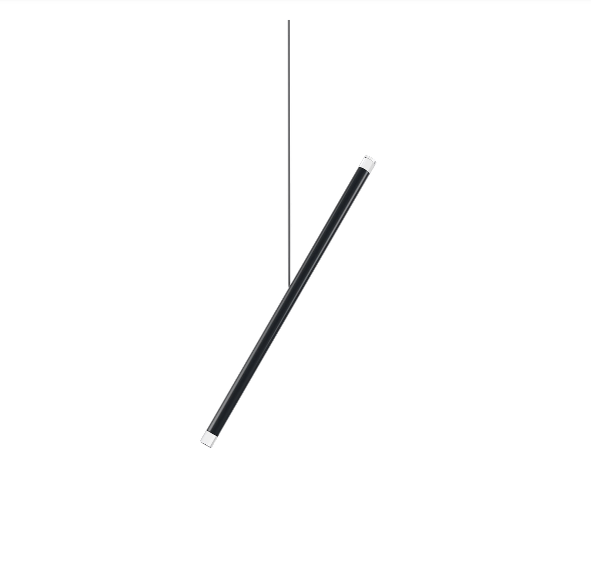Lodes A-Tube Nano Duo Pendant in Black with white background