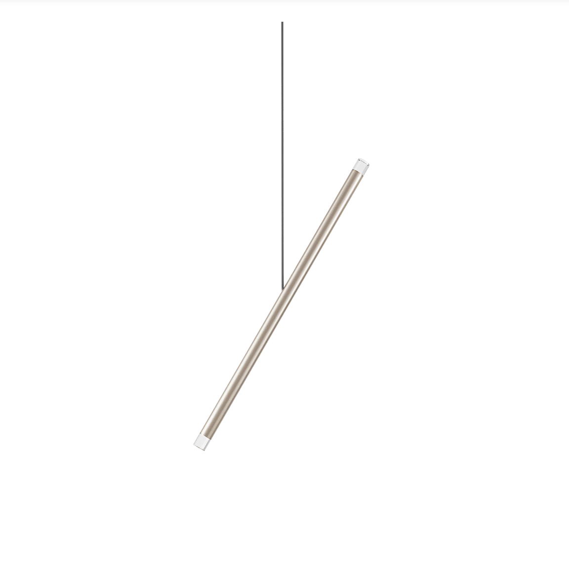 Lodes A-Tube Nano Duo Pendant in Champagne with white background