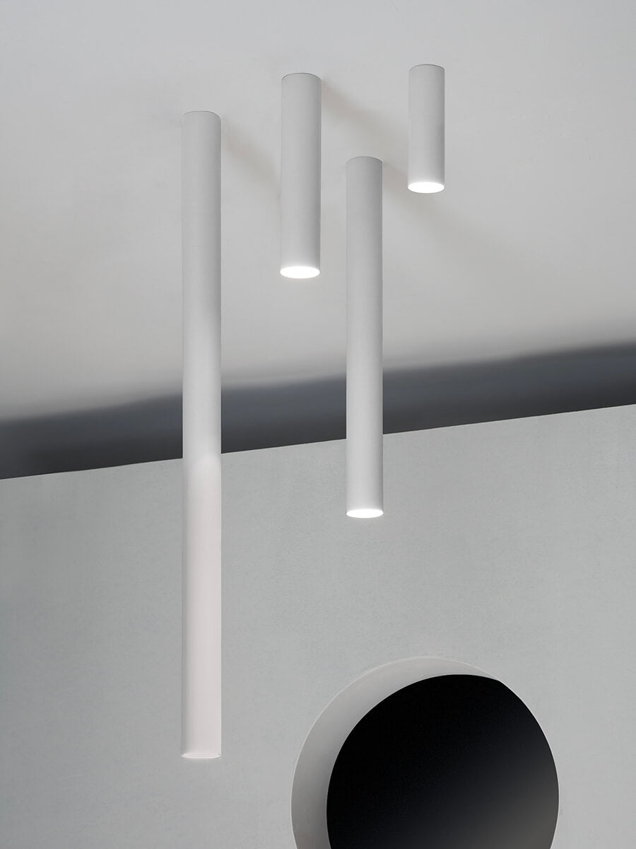 A-Tube Ceiling Spot, 14 cm L, Bronze, GU10, IP20