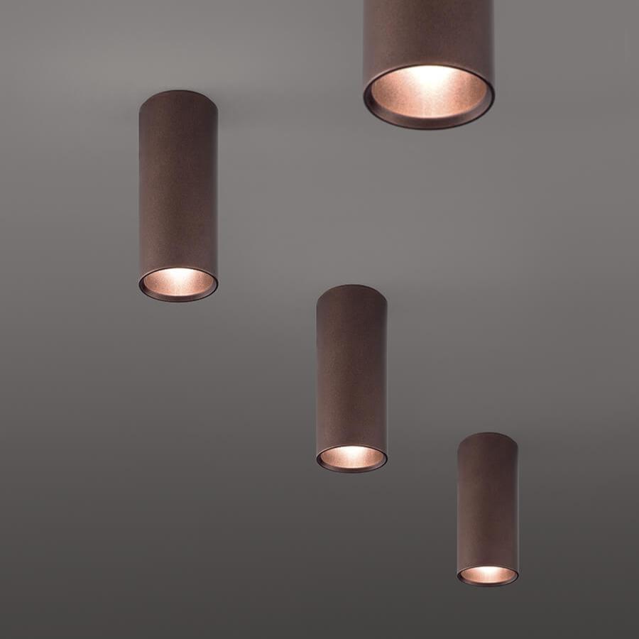 A-Tube Ceiling 30 cm L, Bronze, GU10, IP20