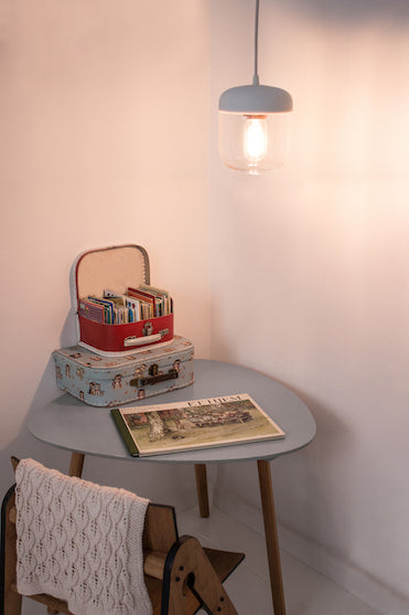 LAMPSHADE, Acorn, White Silicon Cap with Polished Brass, E27, [2105]