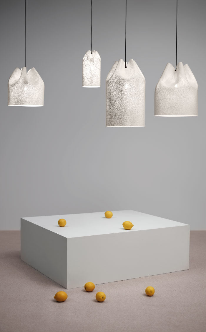 Agasallo Pendant, Wide, 32 cm ø, Steel Mesh, E27, Triac Dim, IP20