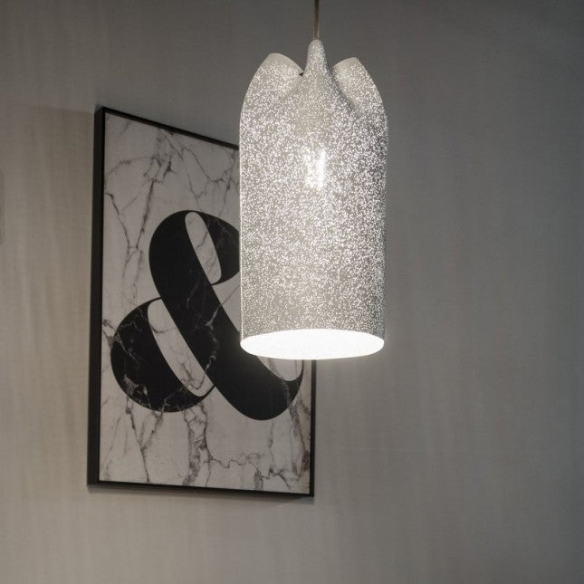 Agasallo Pendant, Wide, 32 cm ø, Steel Mesh, E27, Triac Dim, IP20