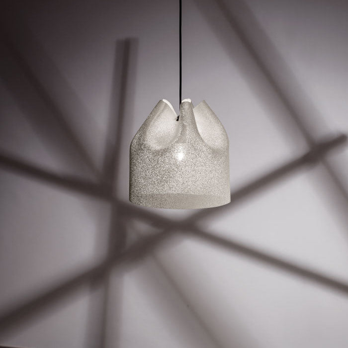 Agasallo Pendant, Tall, 16 cm ø, Steel Mesh, E27, Triac Dim, IP20