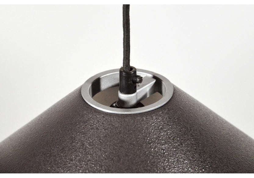 Aggregato Pendant, Cone, Anthracite, Slide and Decentralised, E27, IP20