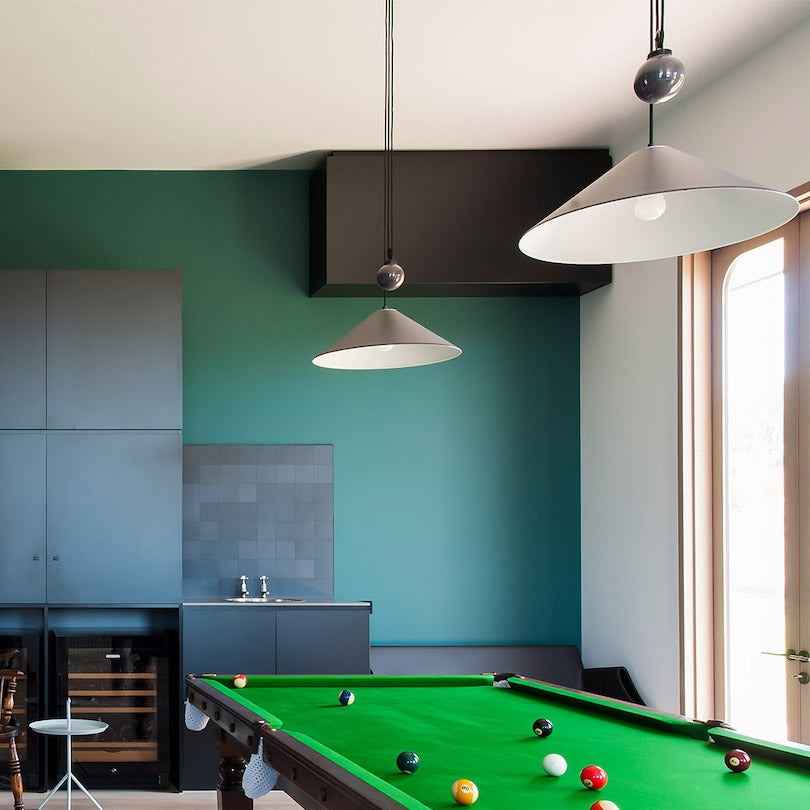 Aggregato Pendant, Cone, White, Slide and Decentralised, E27, IP20
